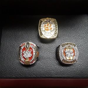 3 Clemson championship rings ( replica)